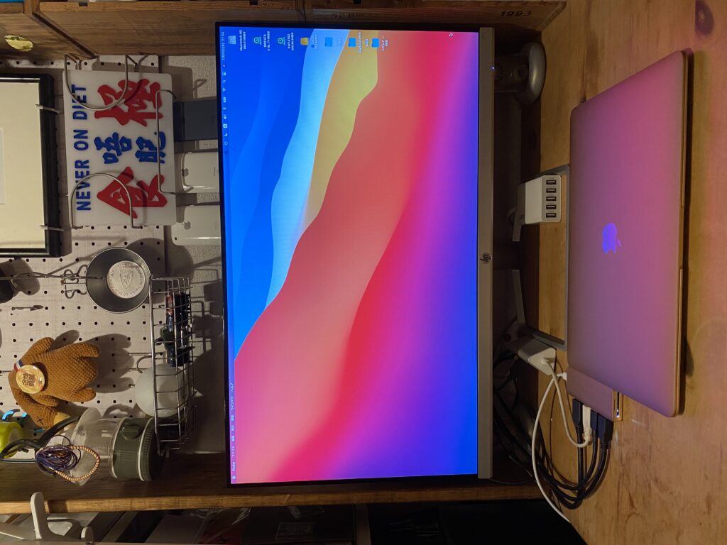 ガジェット】M1MacBook Air用に27インチディスプレイを。 ヒューレット