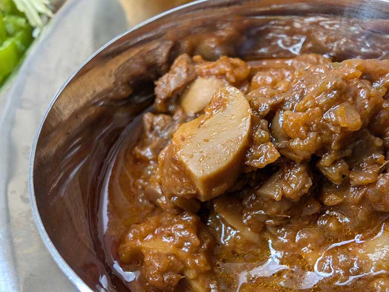 カレーですよ5367（レトルト にしきや 「北インドのマッシュルーム